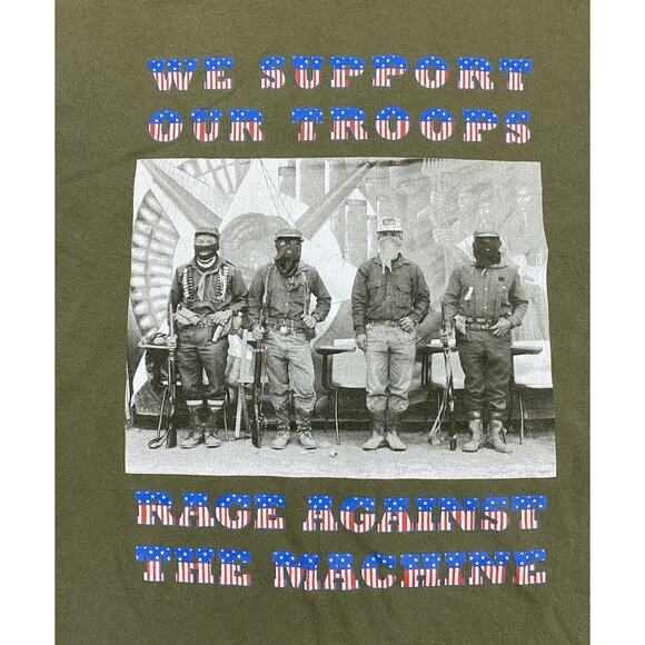 Rage Against The Machine Shirt VTG Style Tennessee River Tag Band Tee M - Picture 2 of 12